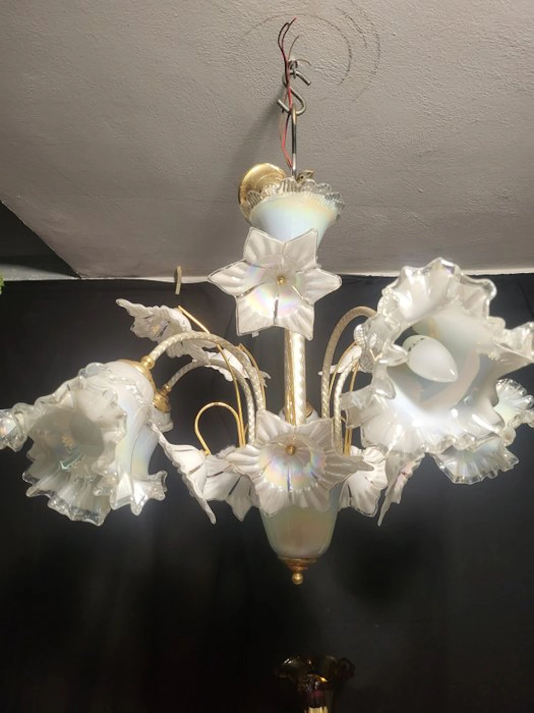 Hanging lamp - Murano glass - Beautiful Murano from the '60s.