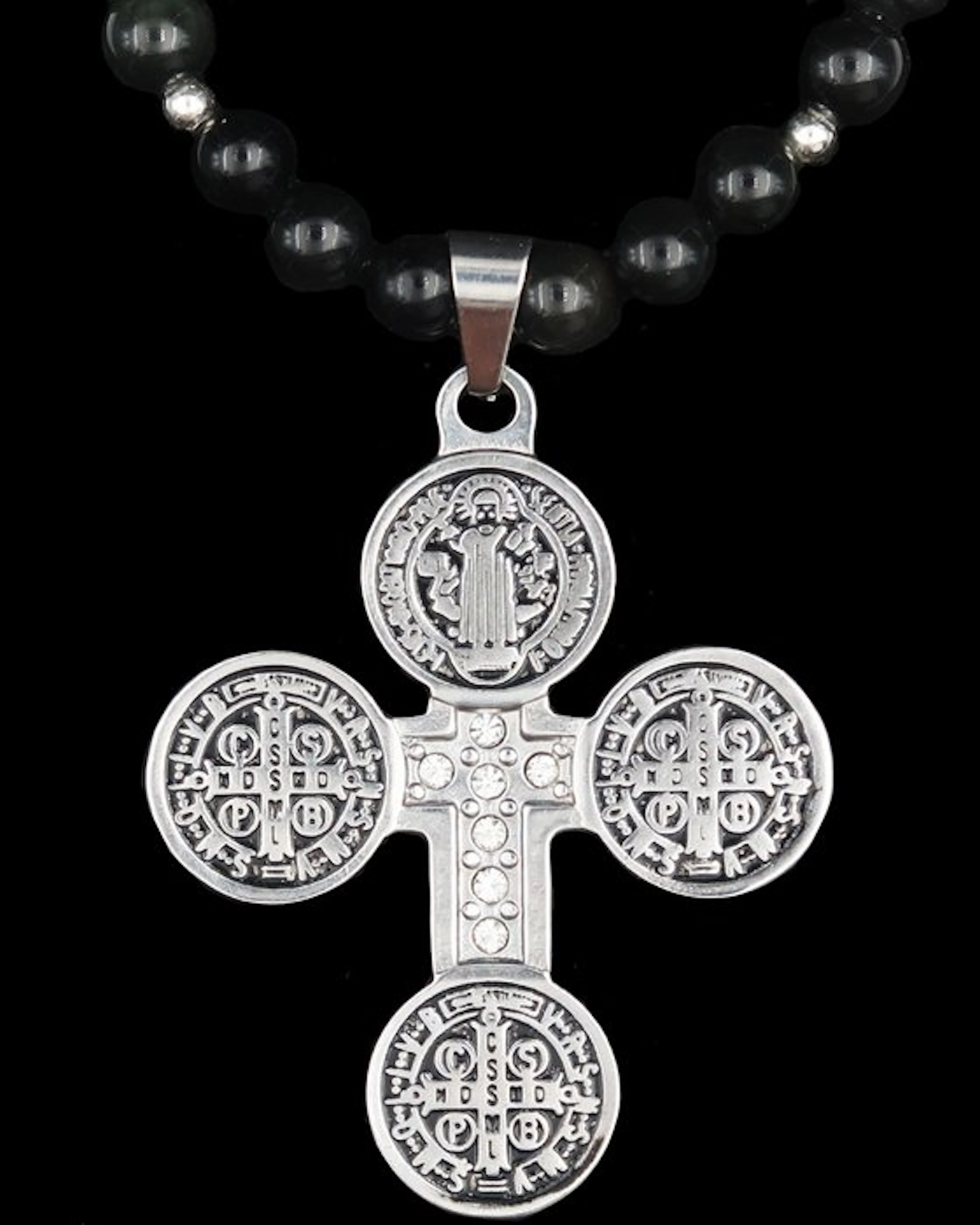 Exorcism Necklace – Saint Benedict Cross & Protective...