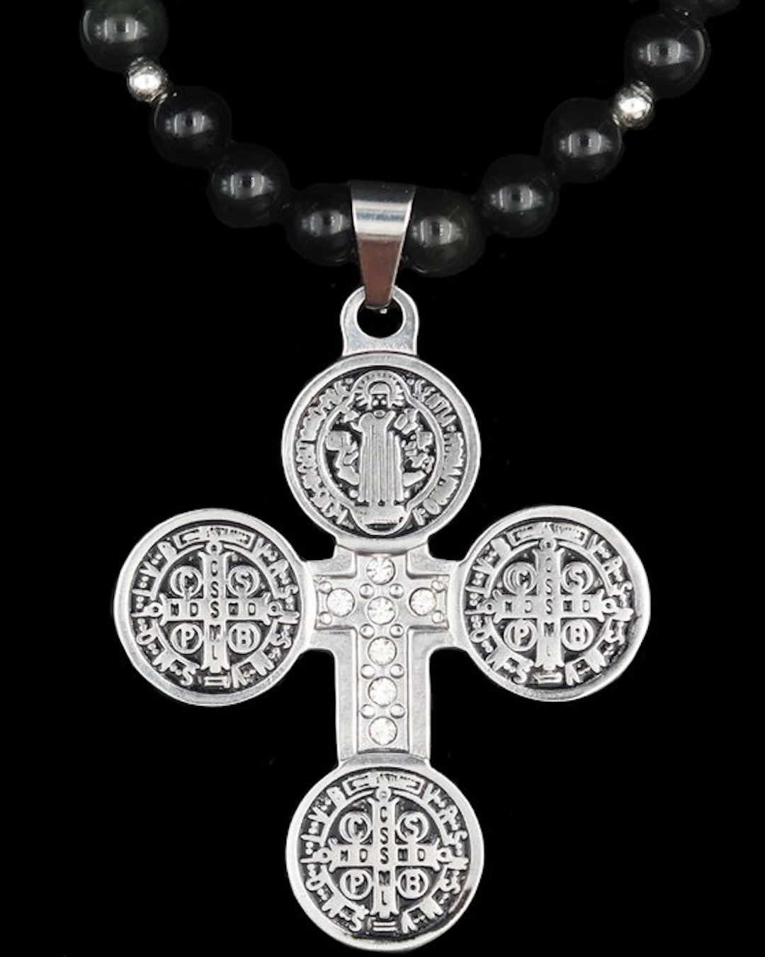 Exorcism Necklace – Saint Benedict Cross & Protective...