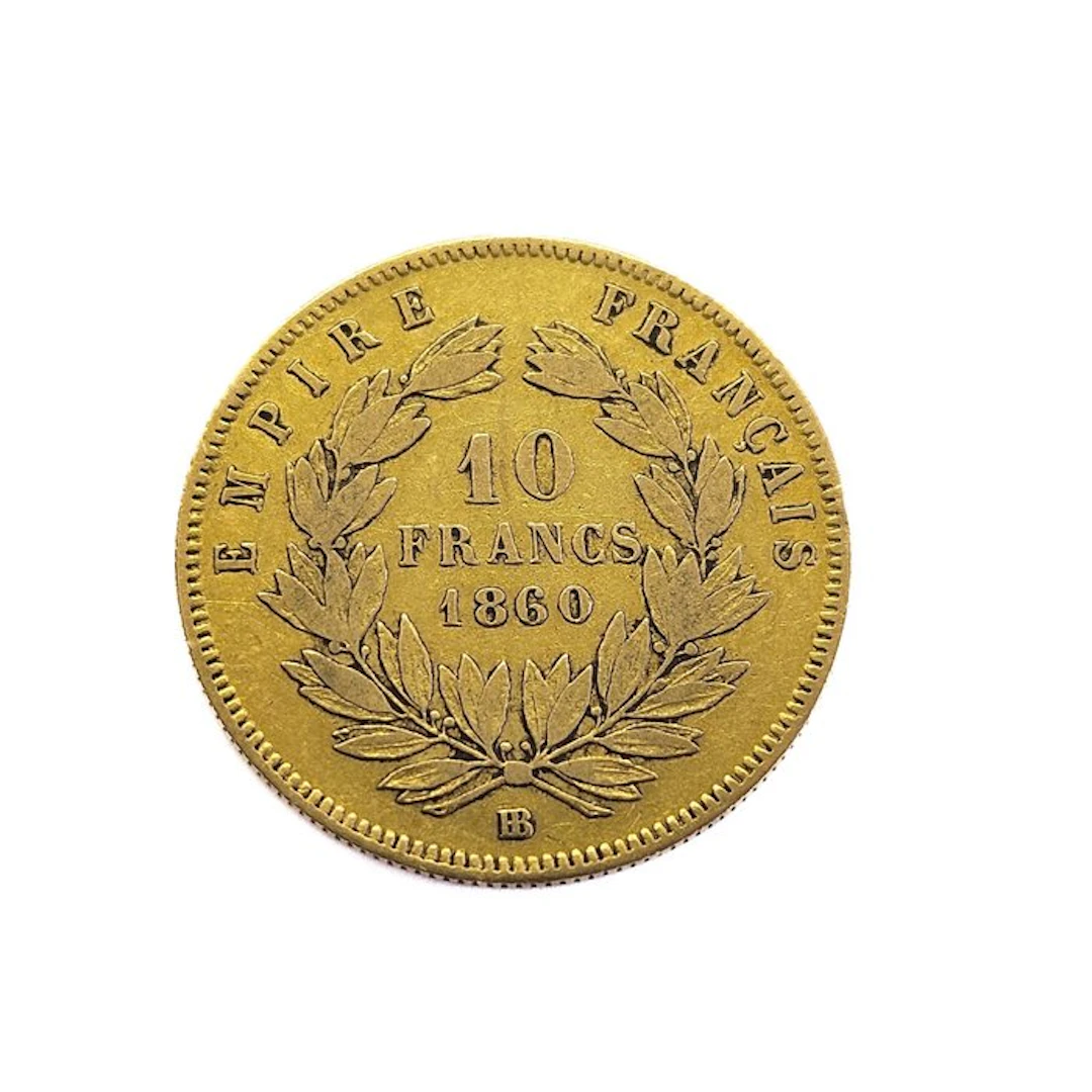 France. Napoléon III. 10 Francs 1860-BB