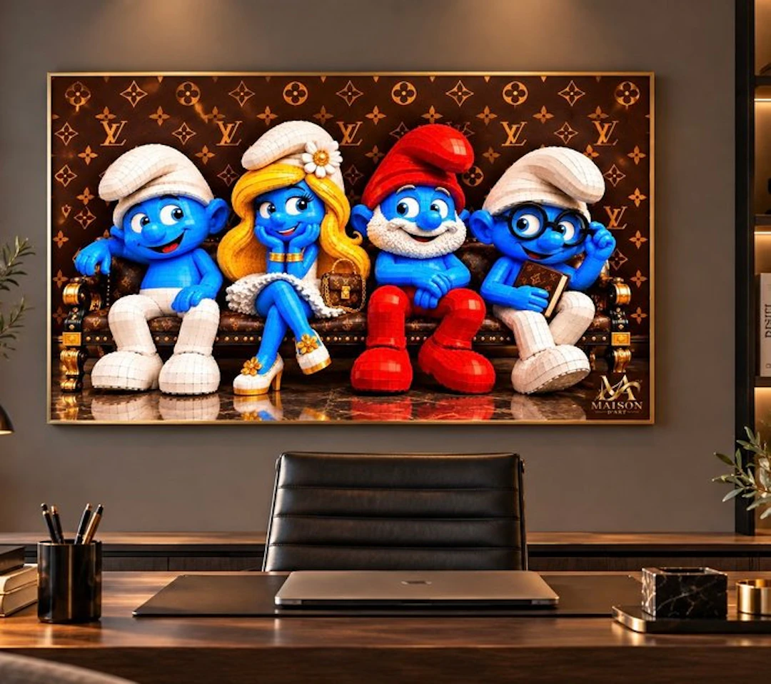 LEGO Merchandise - Maison d’Art - The Smurfs Family Luxury Edition
