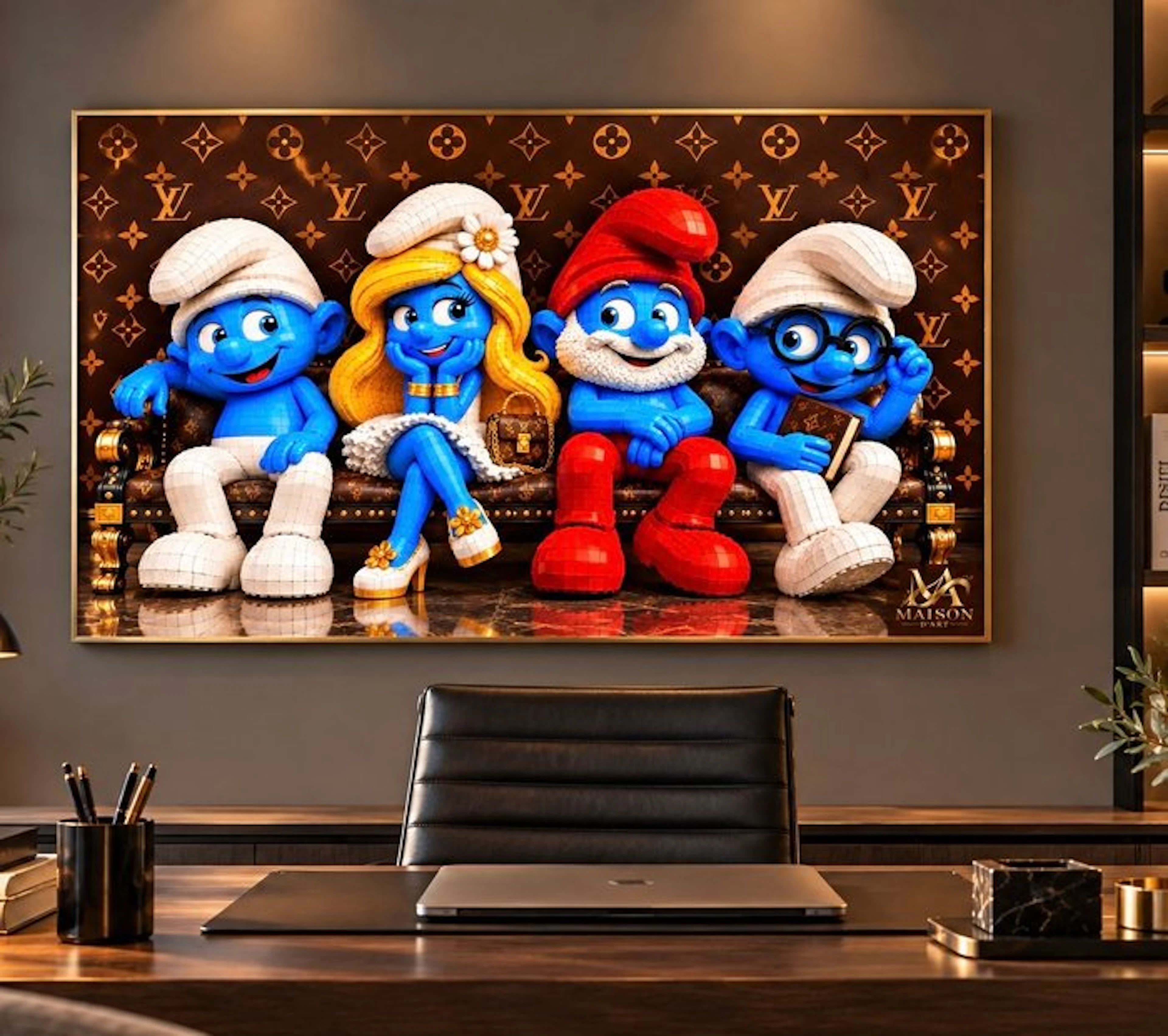 LEGO Merchandise - Maison d’Art - The Smurfs Family Luxury Edition