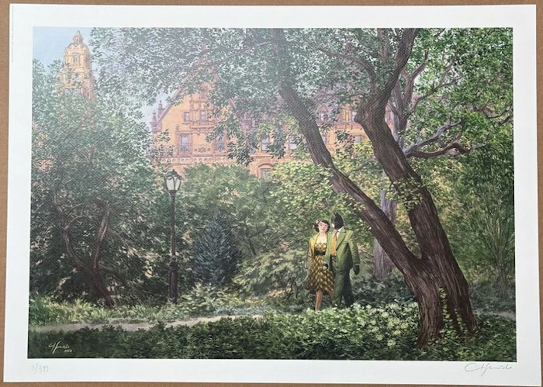 Guarnido, Juanjo - 1 Offset Print - Blacksad - Strawberry Fields - 2025