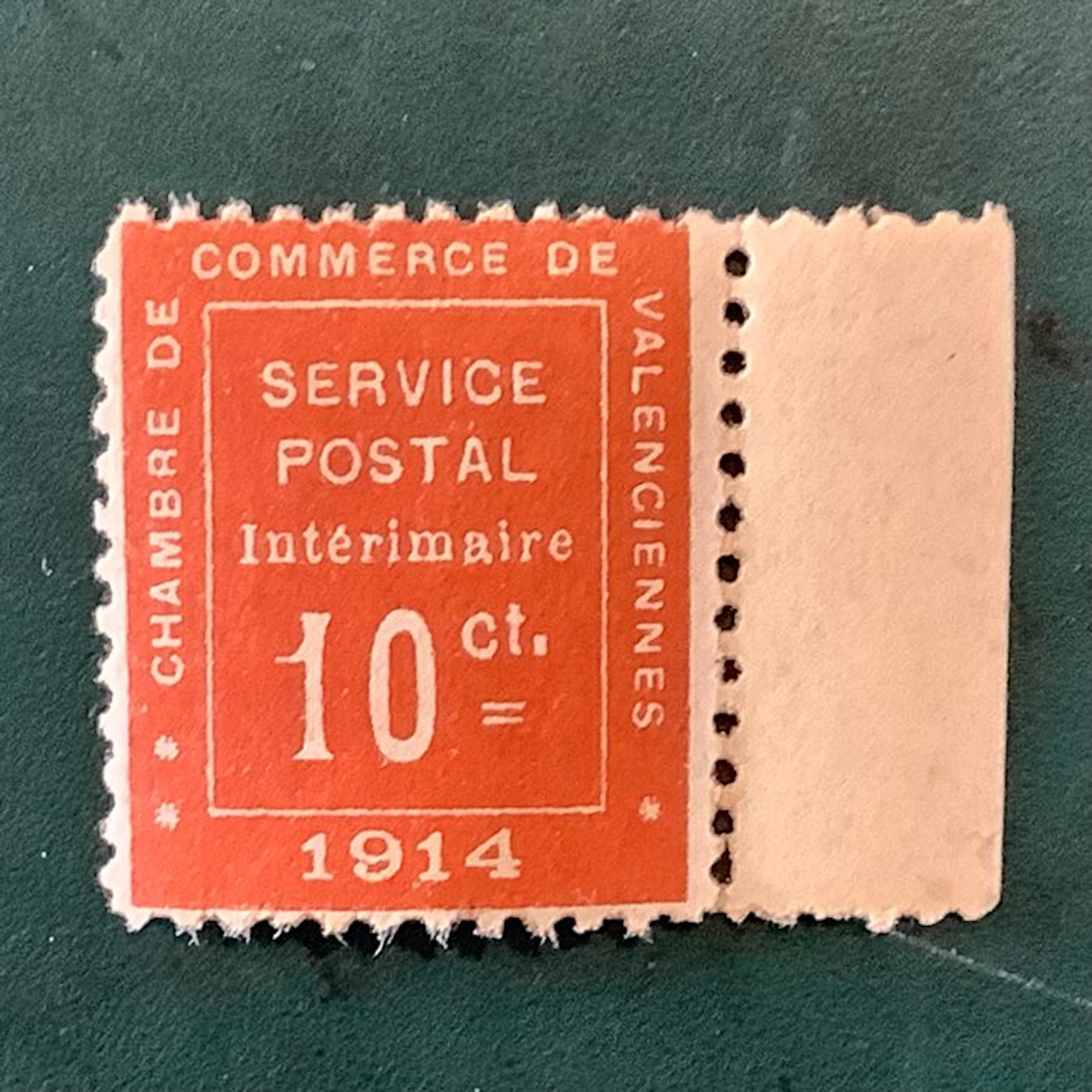 France 1915 - Chambre de commerce de Valenciennes with...