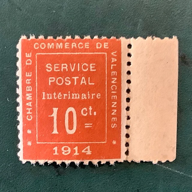France 1915 - Chambre de commerce de Valenciennes with...