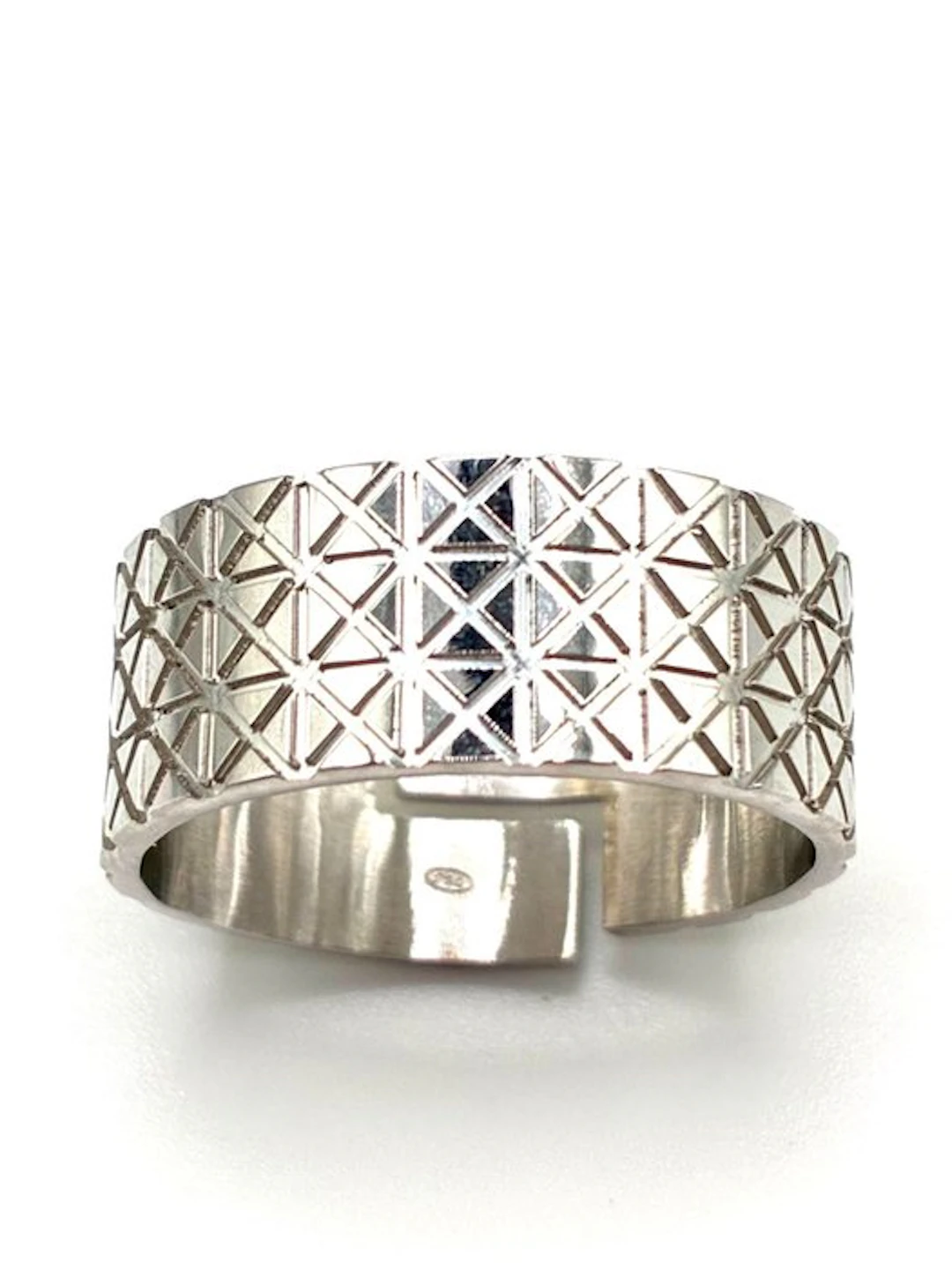 No reserve price - Eternity ring Silver - Sterling silver 925 - adjustable