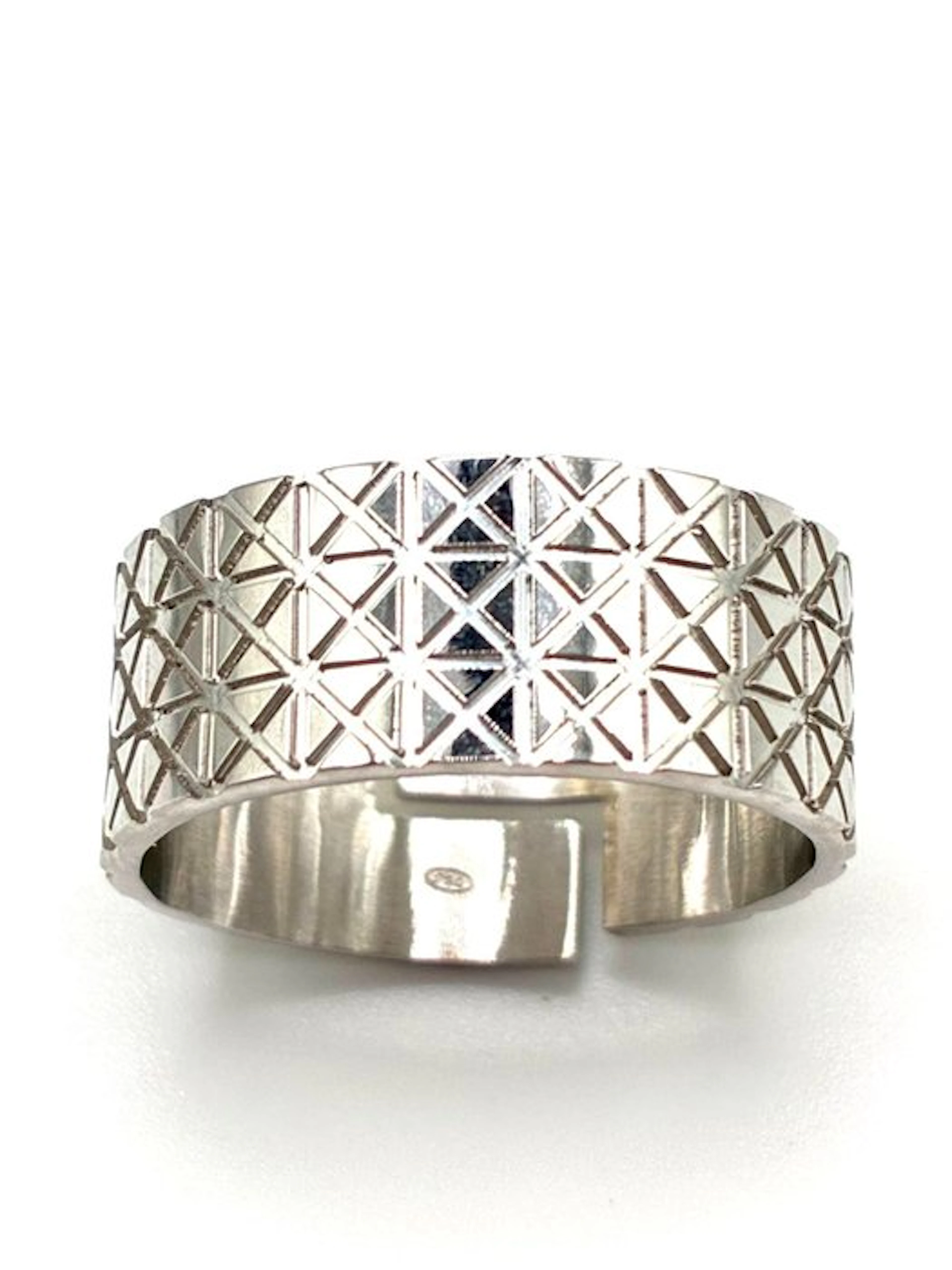 No reserve price - Eternity ring Silver - Sterling silver 925 - adjustable