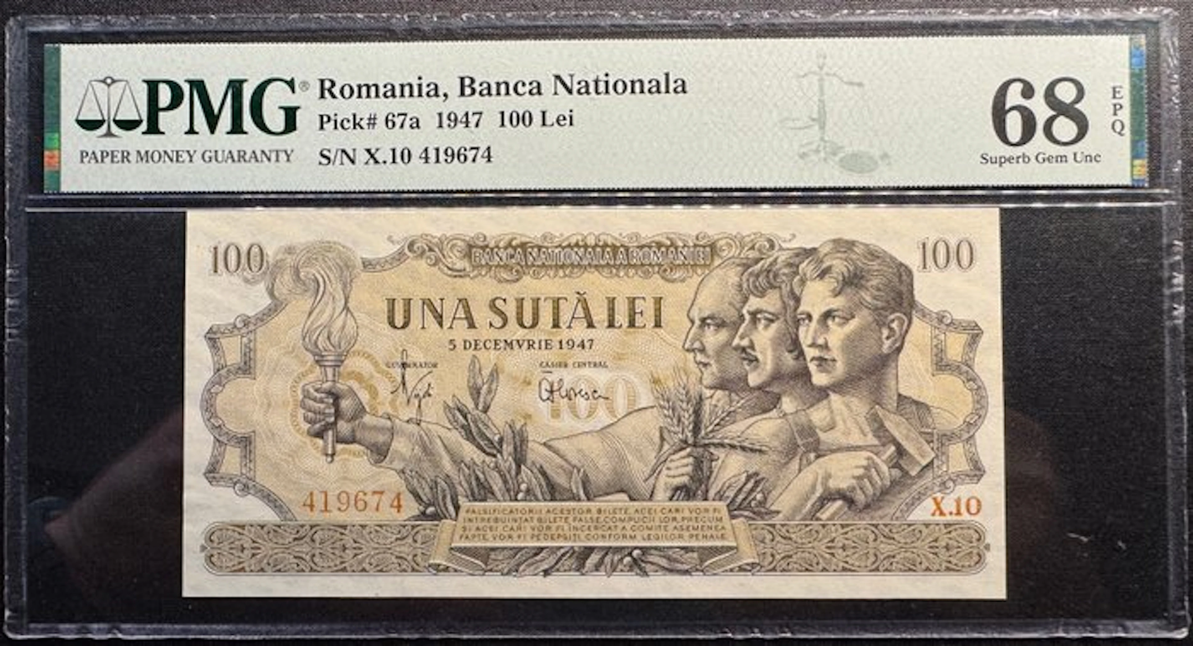 Romania. - 100 Lei - 1947 - Pick 67a (No reserve price)
