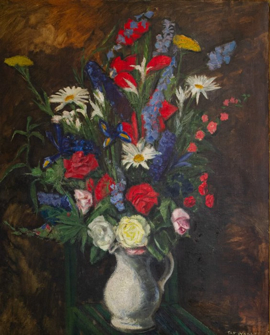 Taf Wallet (1902-2001) - Fleurs au vase