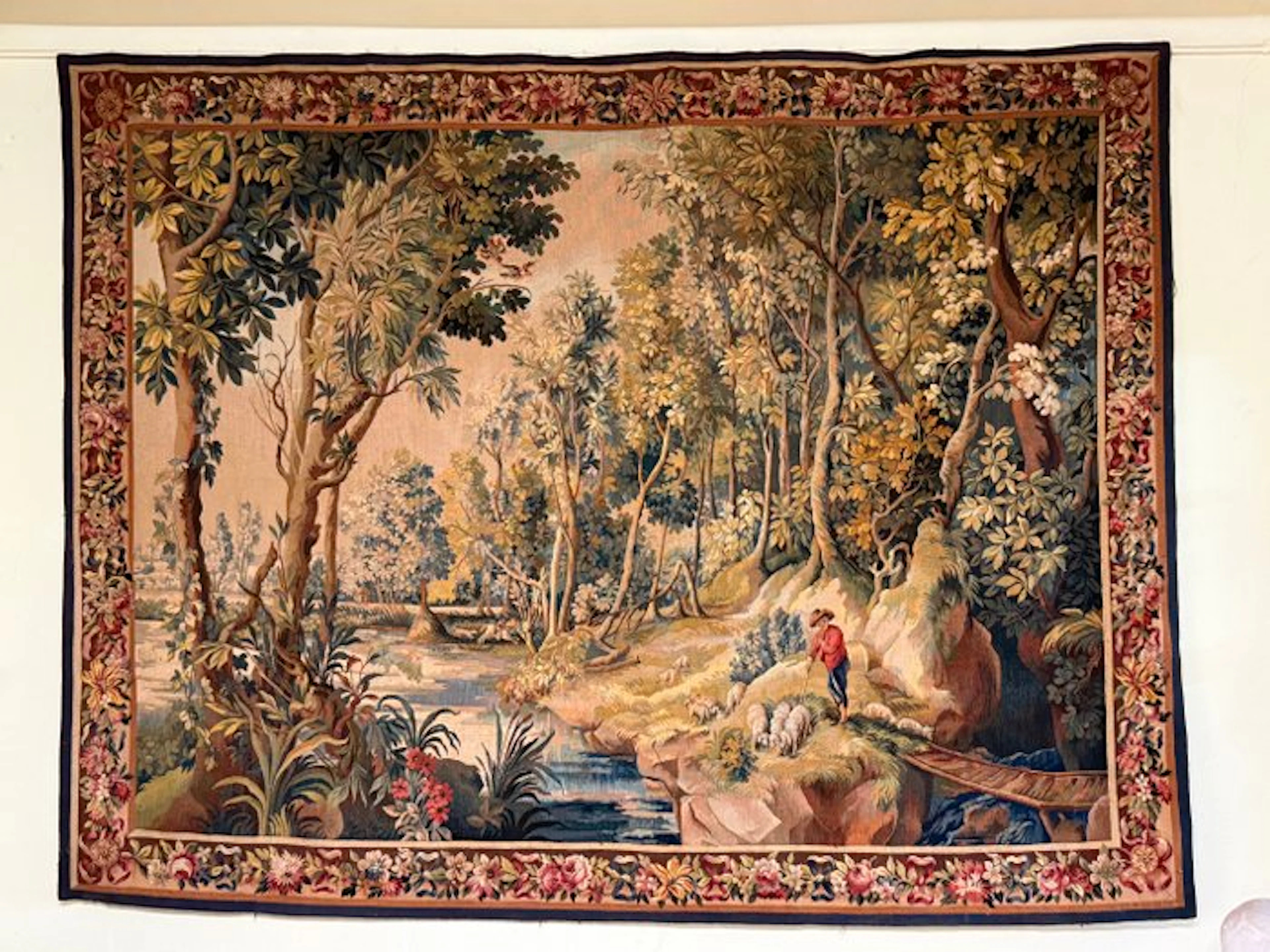 Según Rubens - Tapestry - 194 cm - 255 cm - Wooded landscape