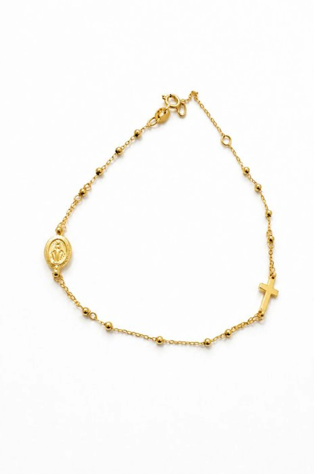 No reserve price - Bracelet - 18 kt. Yellow gold - 18 to 21 cm - 1.55 g
