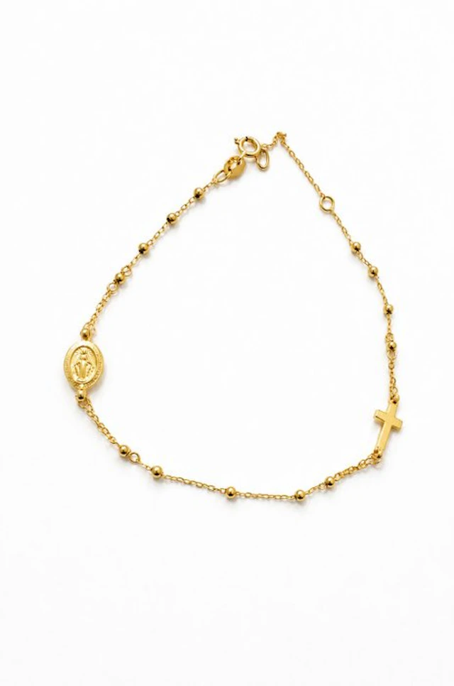 No reserve price - Bracelet - 18 kt. Yellow gold - 18 to 21 cm - 1.55 g