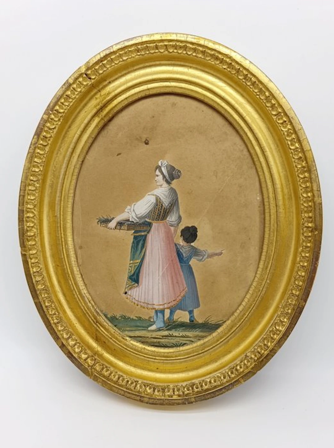 Italian school (XIX) - La contadina