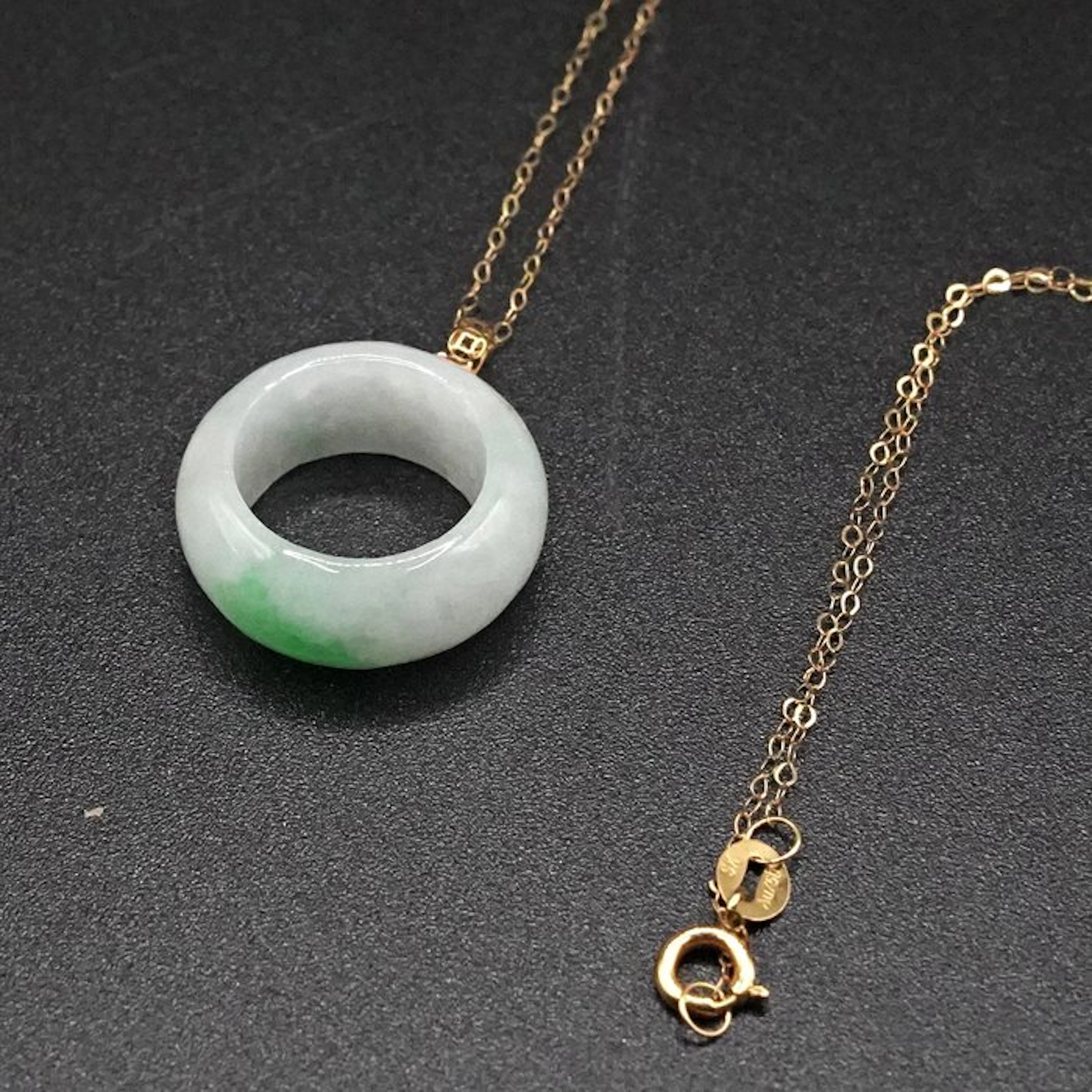 Jade - other - Necklace - NGTC Cert. Jadeite