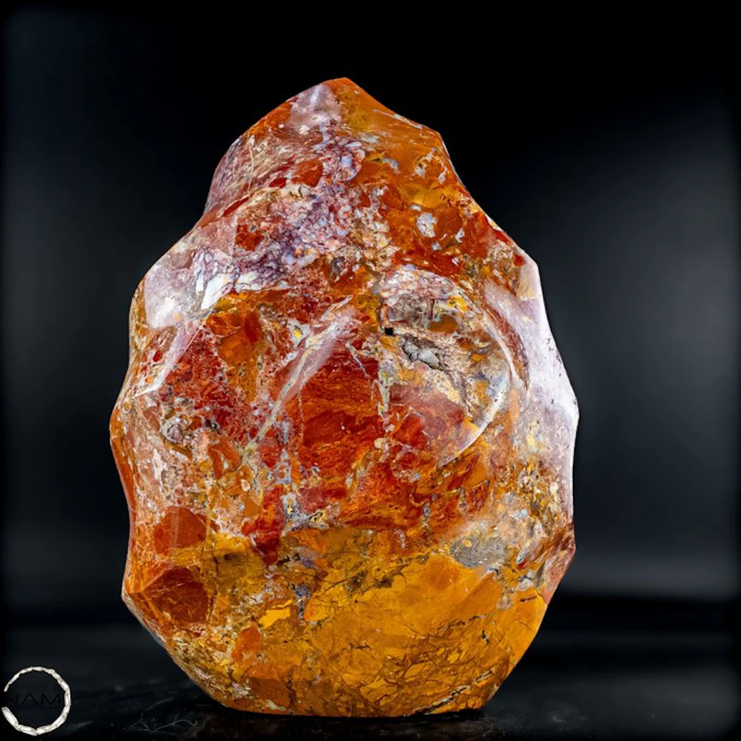 Natural Brecciated Jasper with Septaria and Quartz Freeform- 2358.19 g