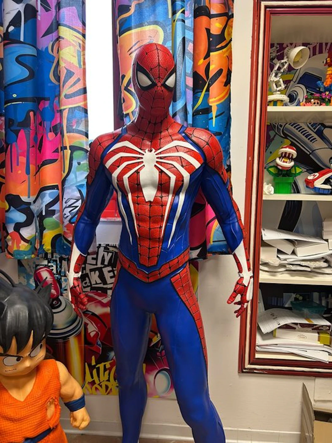 Statue, Spideman - 165 cm - Techno plastic polymers - 2026
