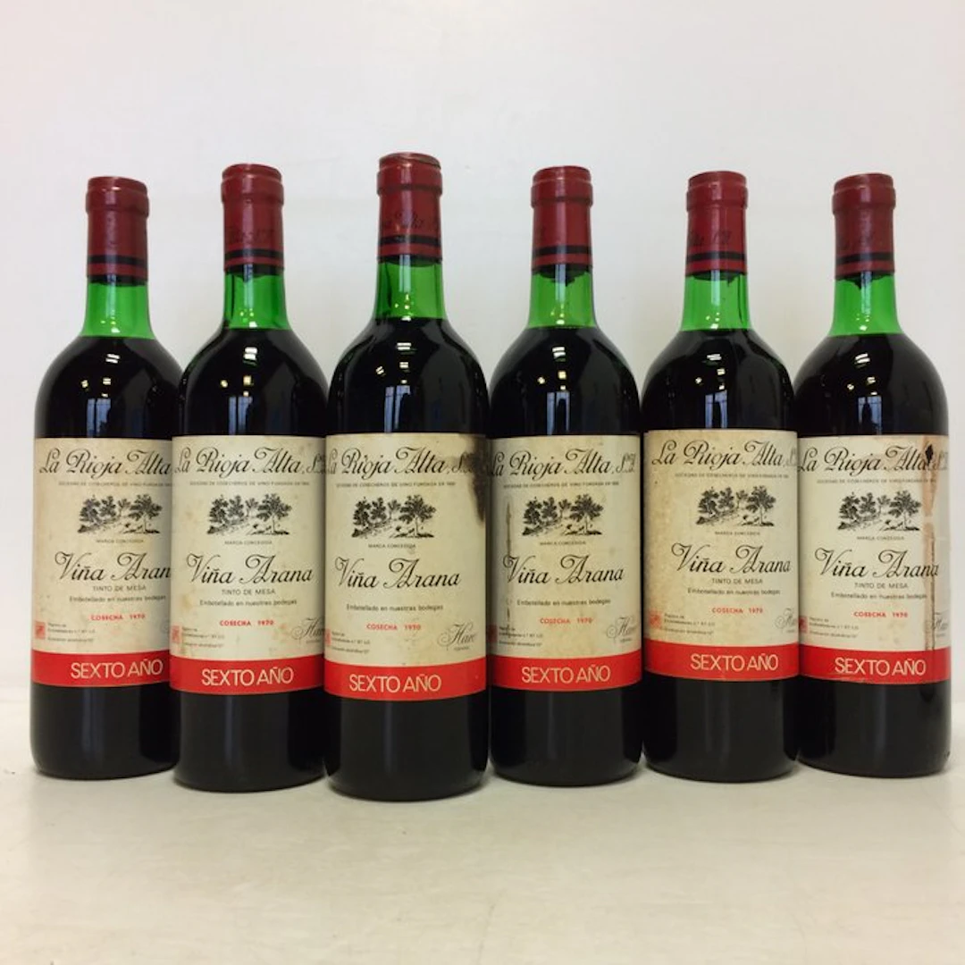 1970 La Rioja Alta, Viña Arana Sexto Año - Rioja - 6 Bottles (0.75L)