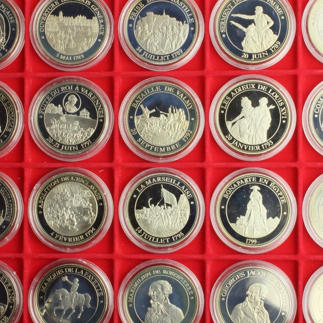 France. Coffret de 20 médailles BU "Révolution Française" (No reserve price)