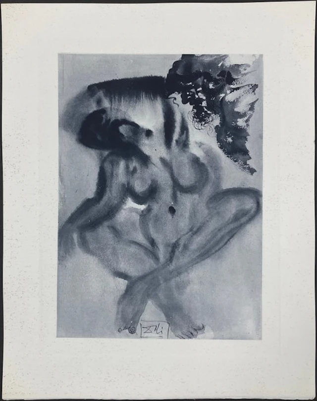 Salvador Dali (1904-1989) - The Neglectful - La Divine Comedie