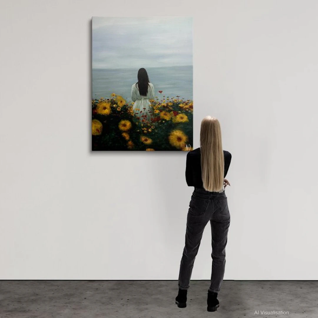 Anne Dias (1985) - (100% Hand painted) - Courageously facing my choices