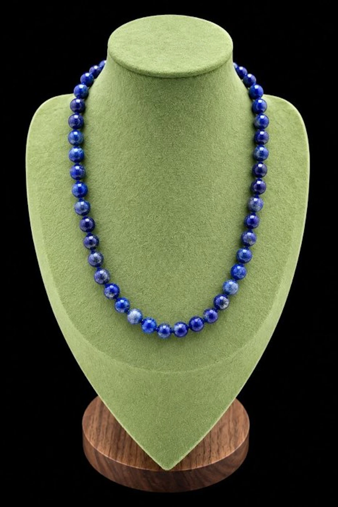 Natural First-Quality Lapis Lazuli Necklace - AAA...