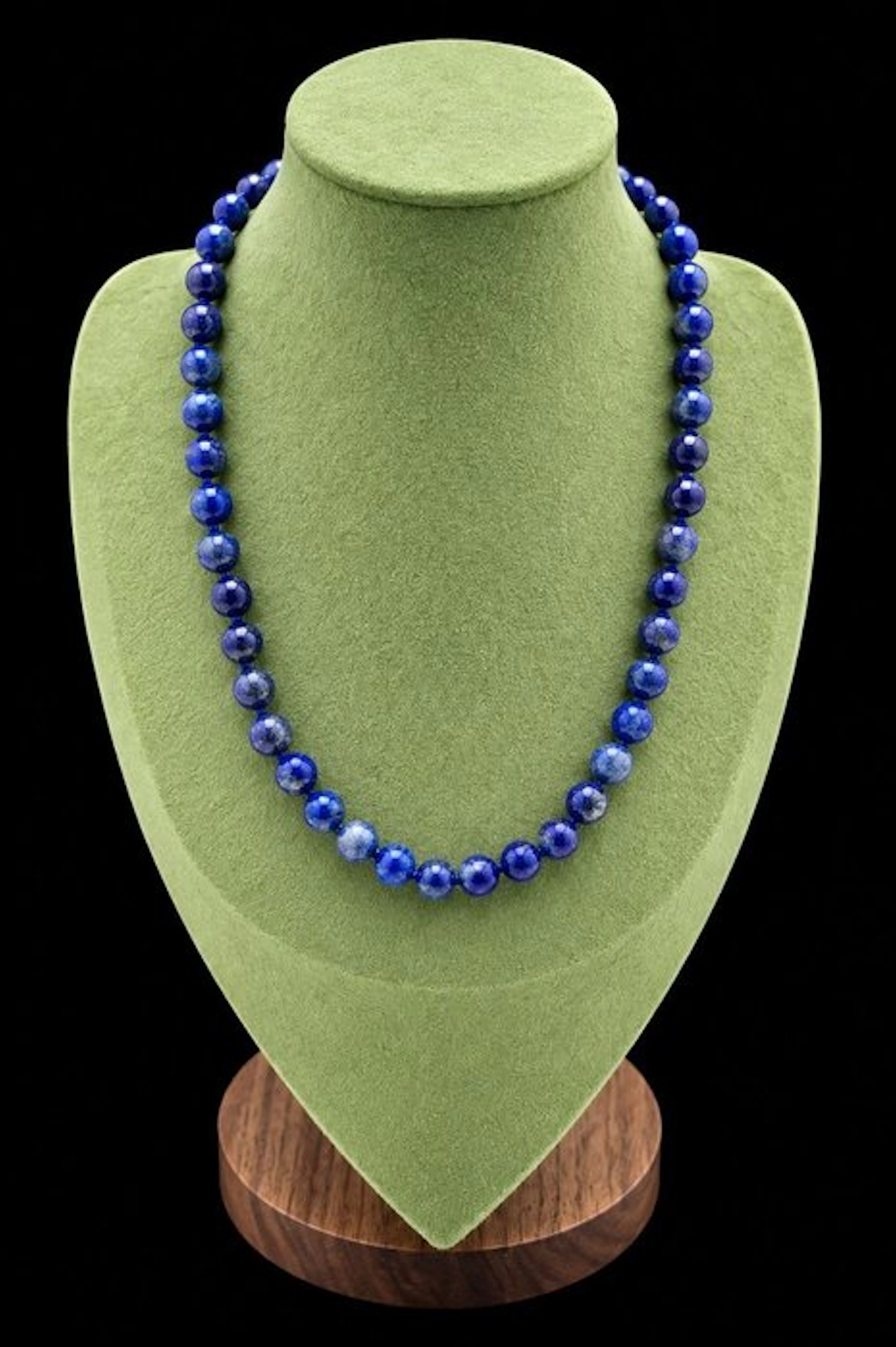 Natural First-Quality Lapis Lazuli Necklace - AAA...