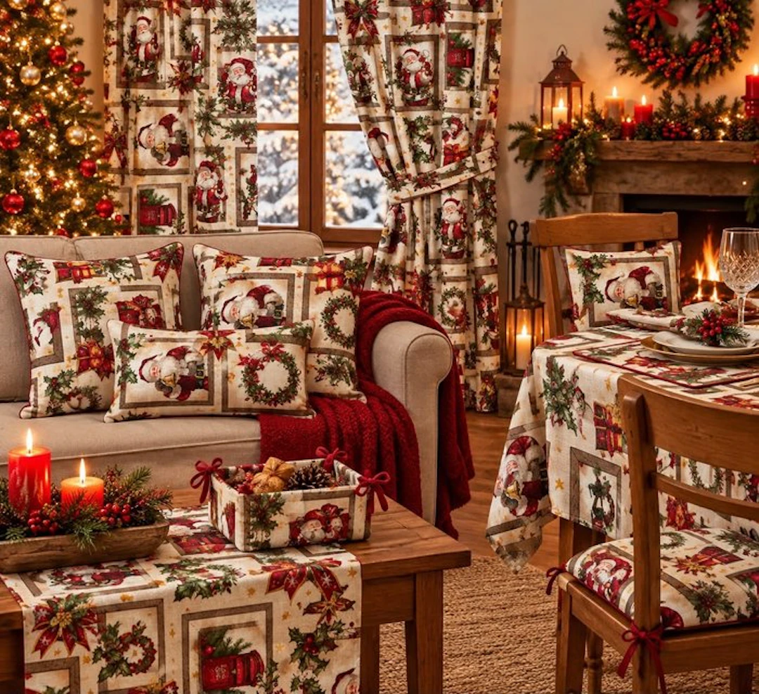 Christmas tablecloth for large gatherings