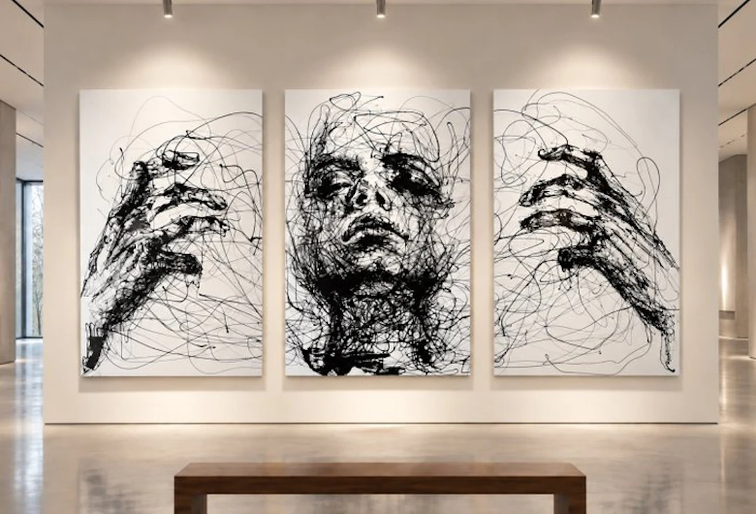 D. Witschkanow - ► „The Mind’s Grip“ – Triptychon № I (XXL)