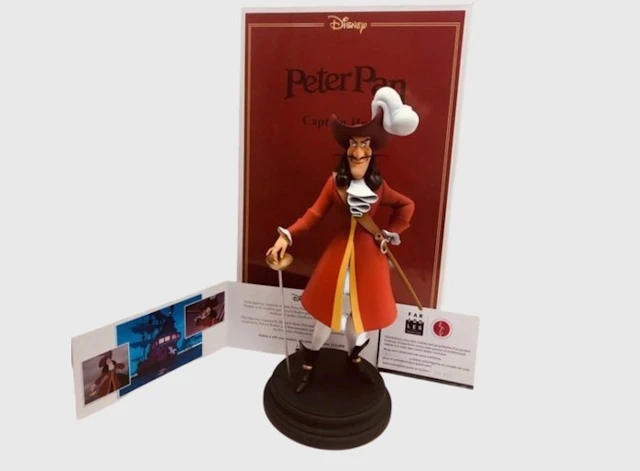 Statuette Fariboles - Peter Pan - Capitaine Crochet