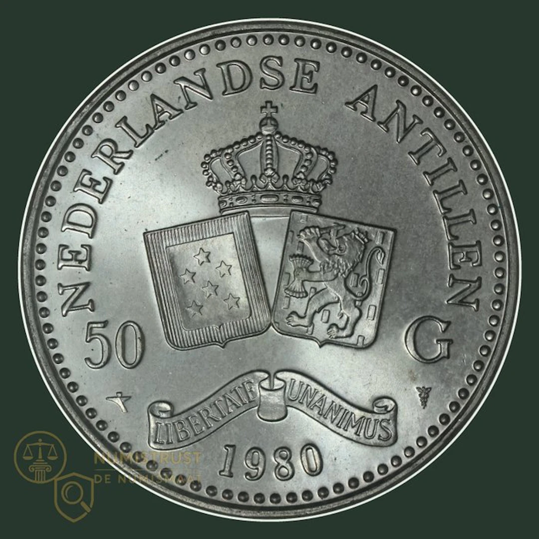 Netherlands Antilles. Beatrix. 50 Gulden 1980 KWALITEIT (No reserve price)