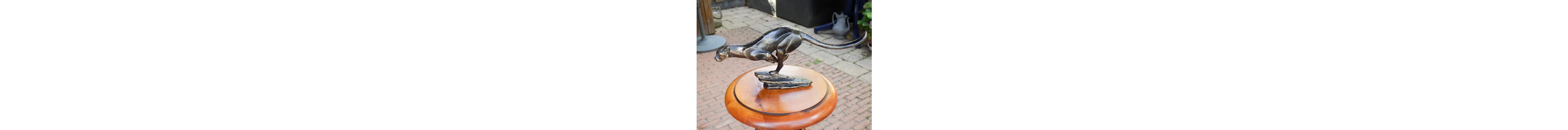 Sculpture, Art Deco Jaguar - Gietijzer - 14 cm - Cast iron - 2025