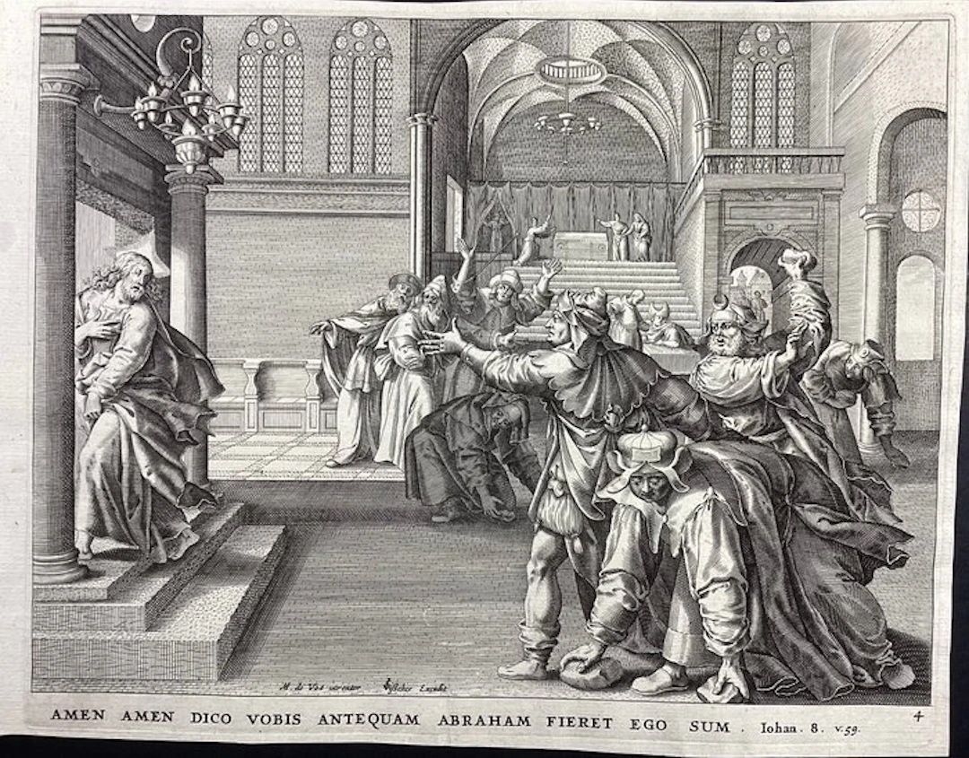 Maarten De Vos (1532-1603), da - Gesù viene cacciato dal Tempio
