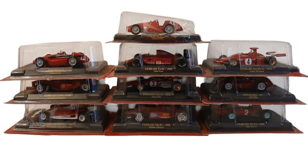 Fabbri 1:43 - Model race car (10) - Lotto con 10 "Ferrari...