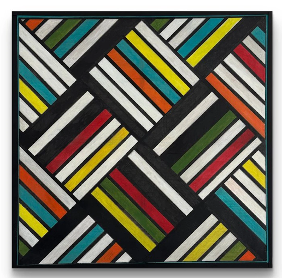 Jean-Louis Dhuit dit KESTA (1936) - Grande Abstraction géométrique