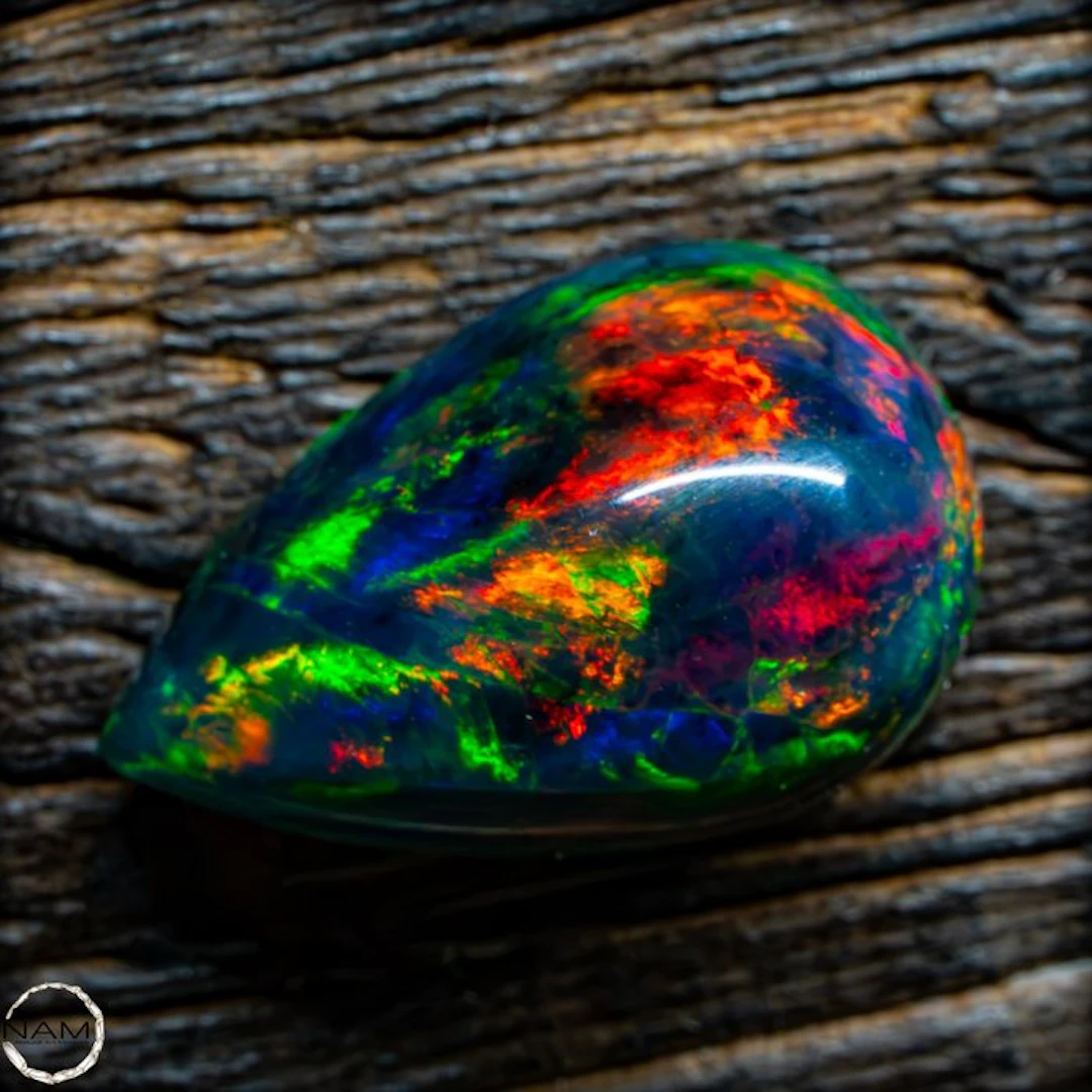 First Quality AAA+++ Black Opal Cabochon 7.5- 1.5 g