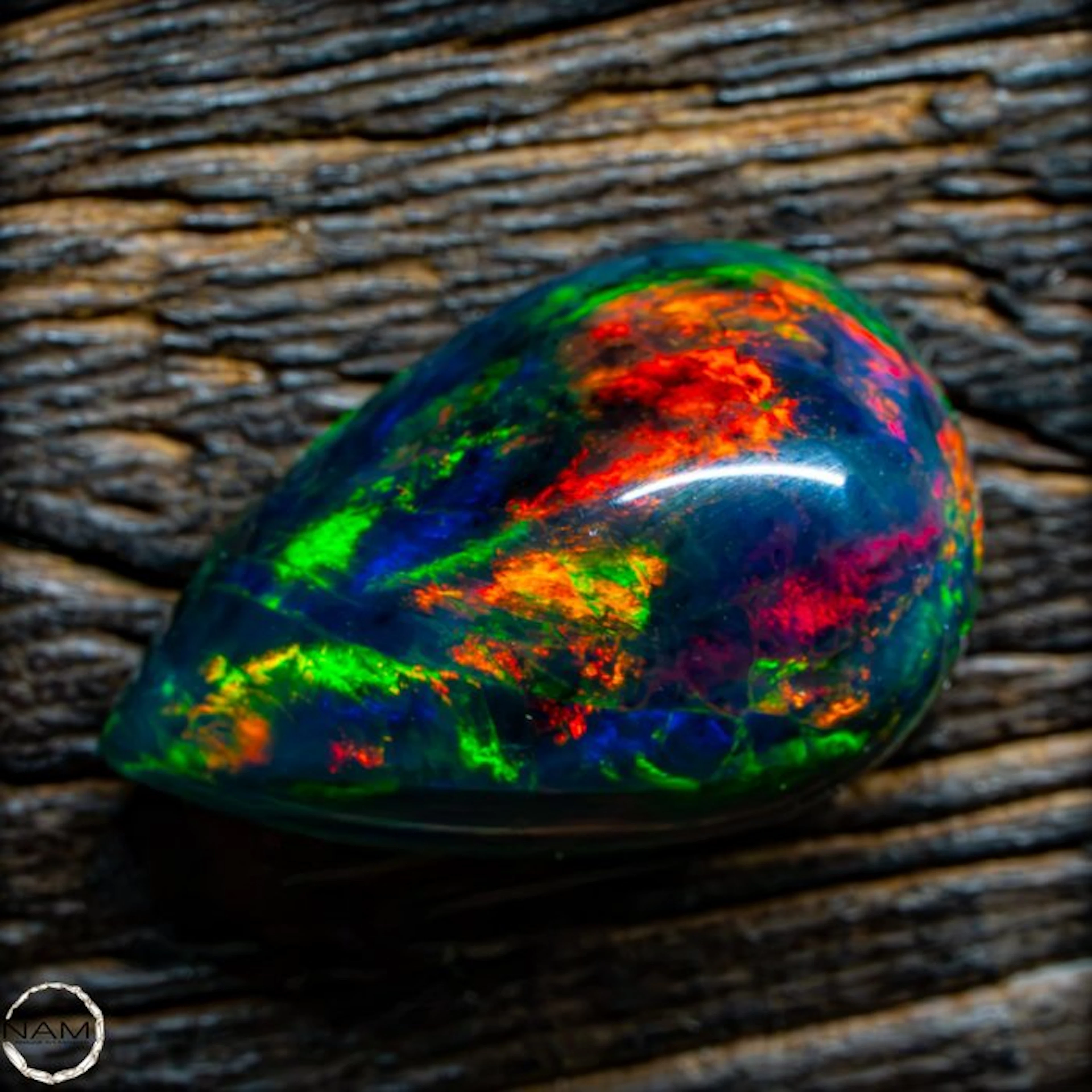 First Quality AAA+++ Black Opal Cabochon 7.5- 1.5 g