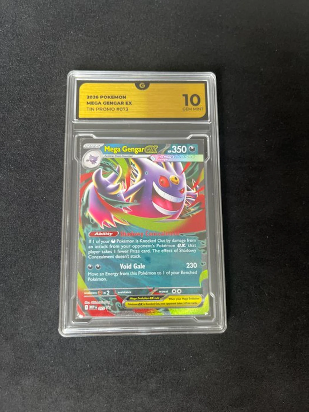 Pokémon - 1 Graded card - Mega Gengar EX #073 Foil - GG 10