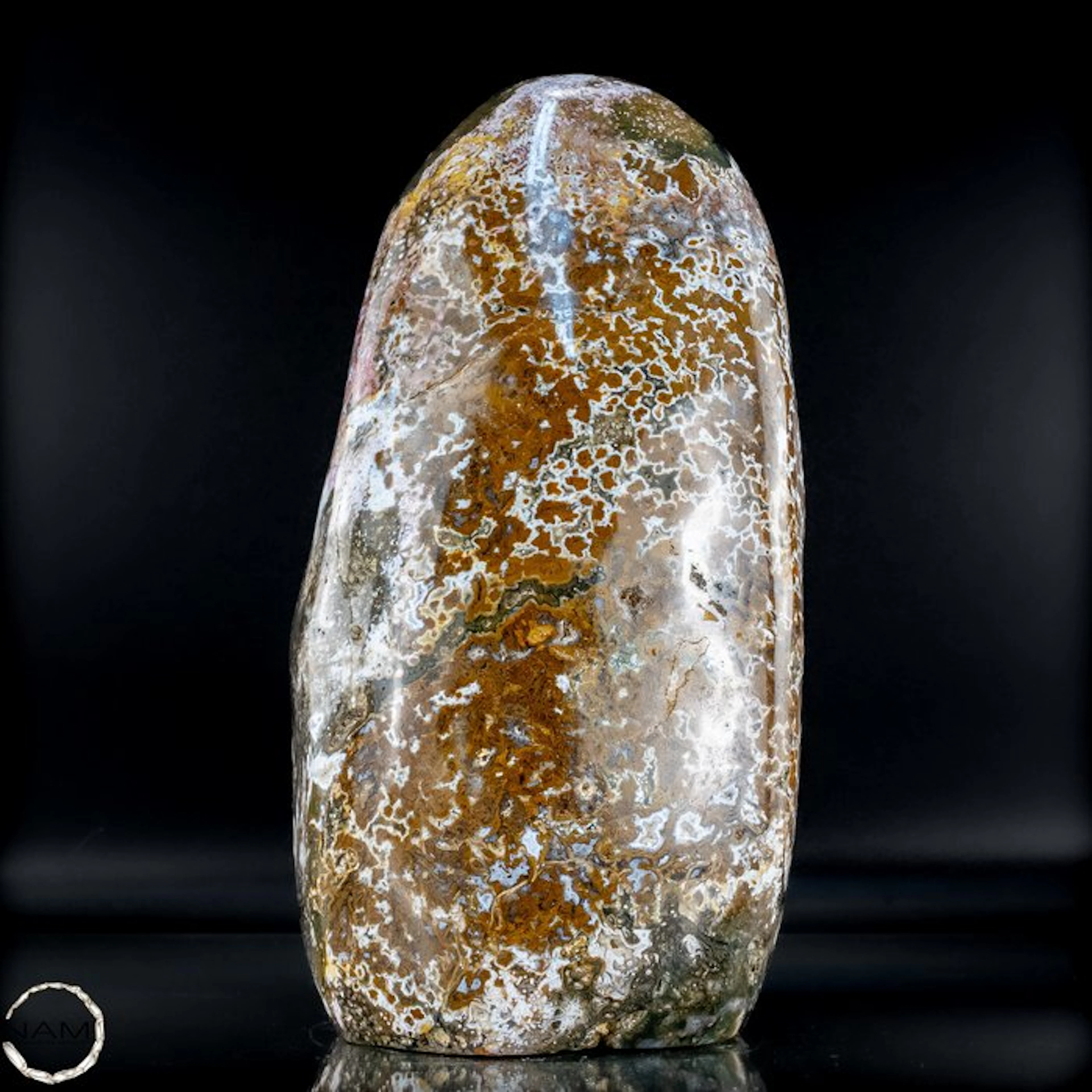 Ocean Jasper freeform – Fascinating natural art in warm earth tones