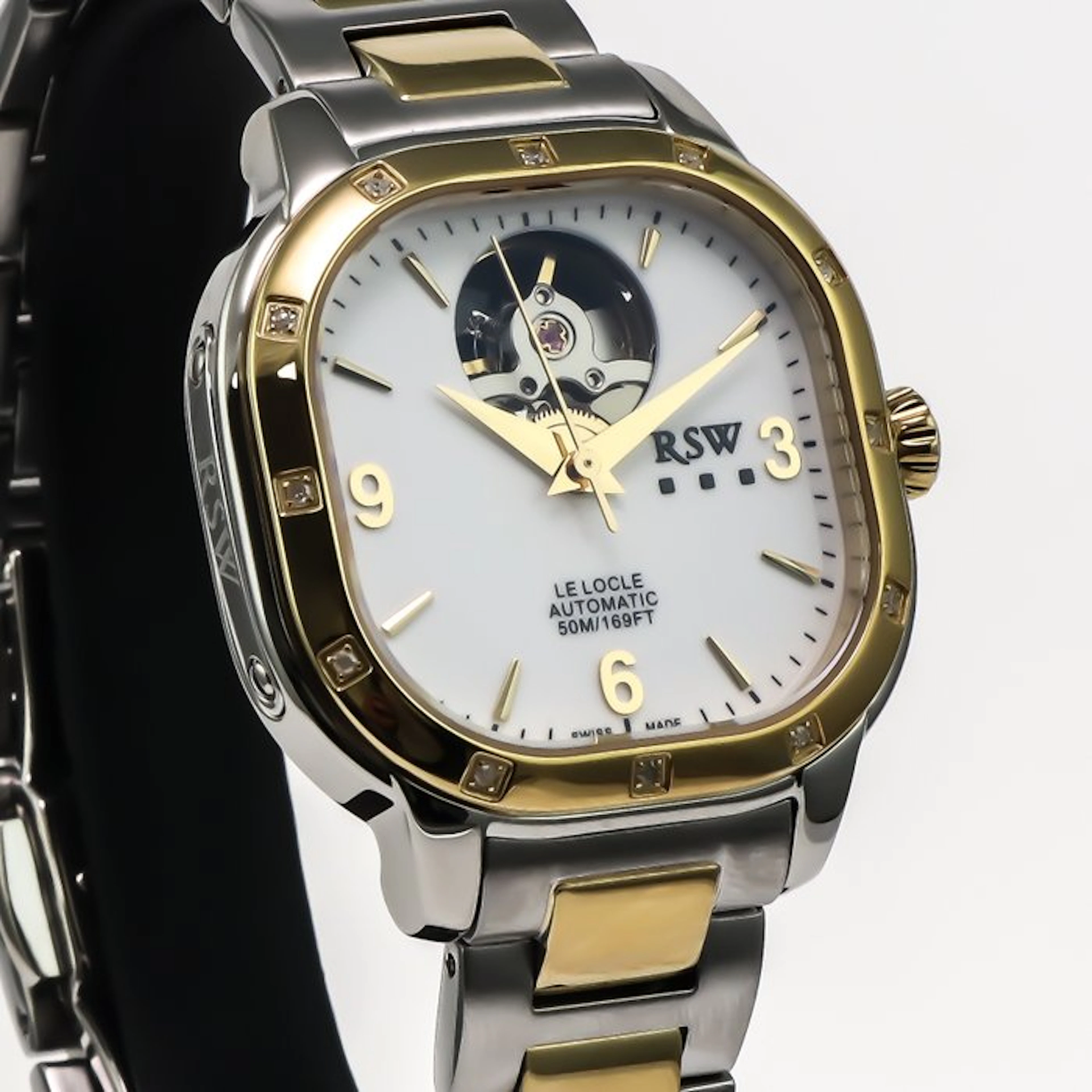 RSW - Le Locle Open heart Automatic Swiss Made Watch...