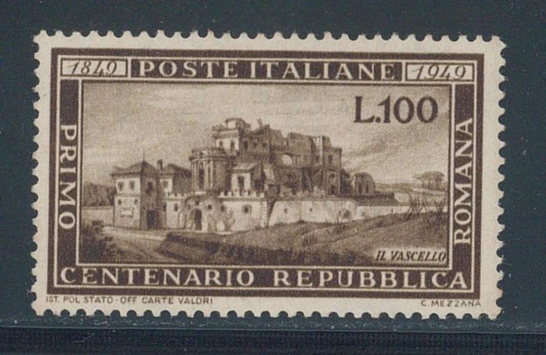 Italian Republic - "Romana", 100-lira brown no. 600.