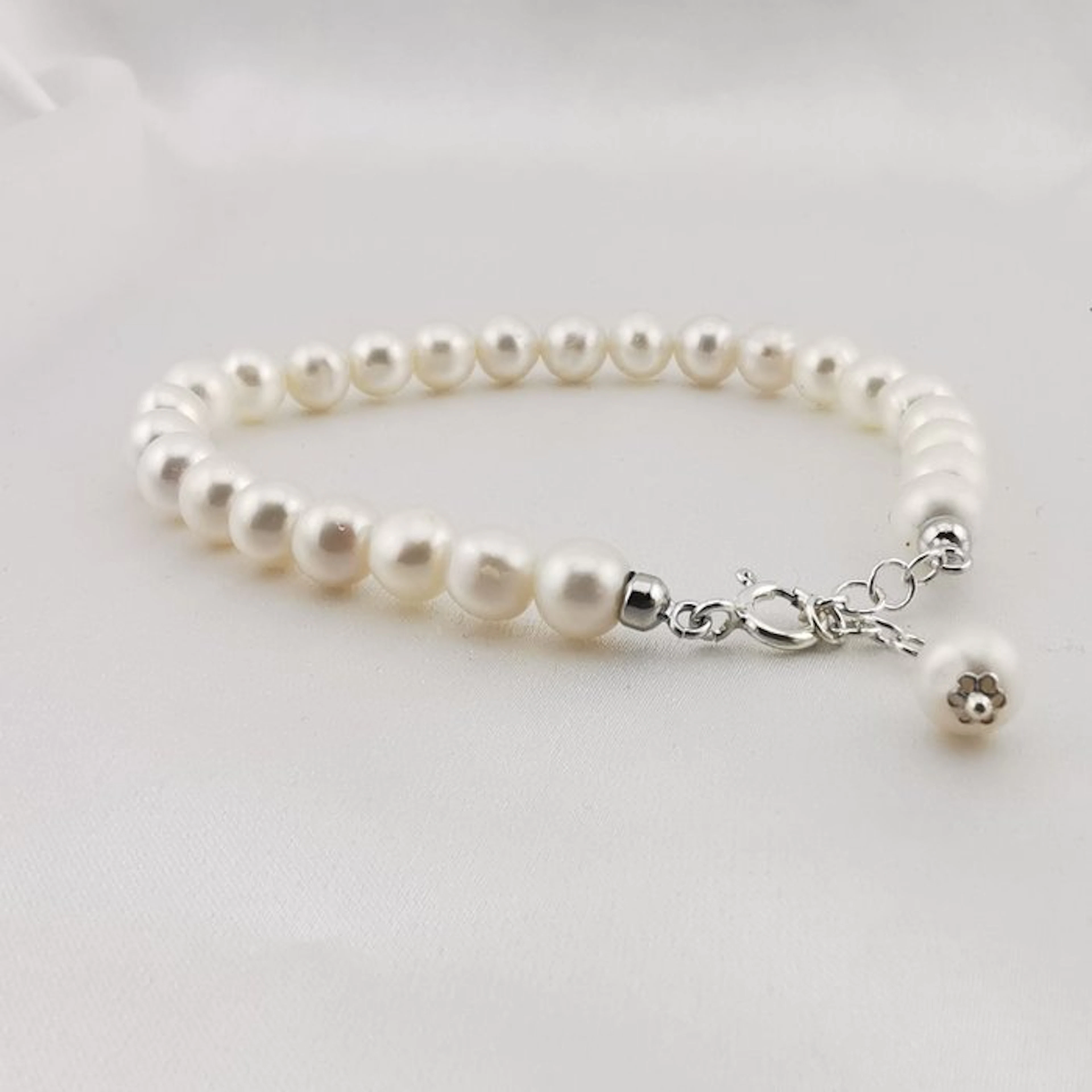Pearl - Silver - Bracelet - Italian craftsmanship
