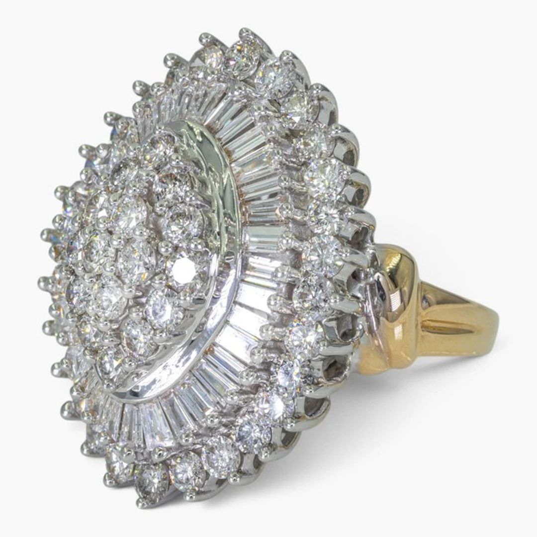 No reserve price - Ring - 14 kt