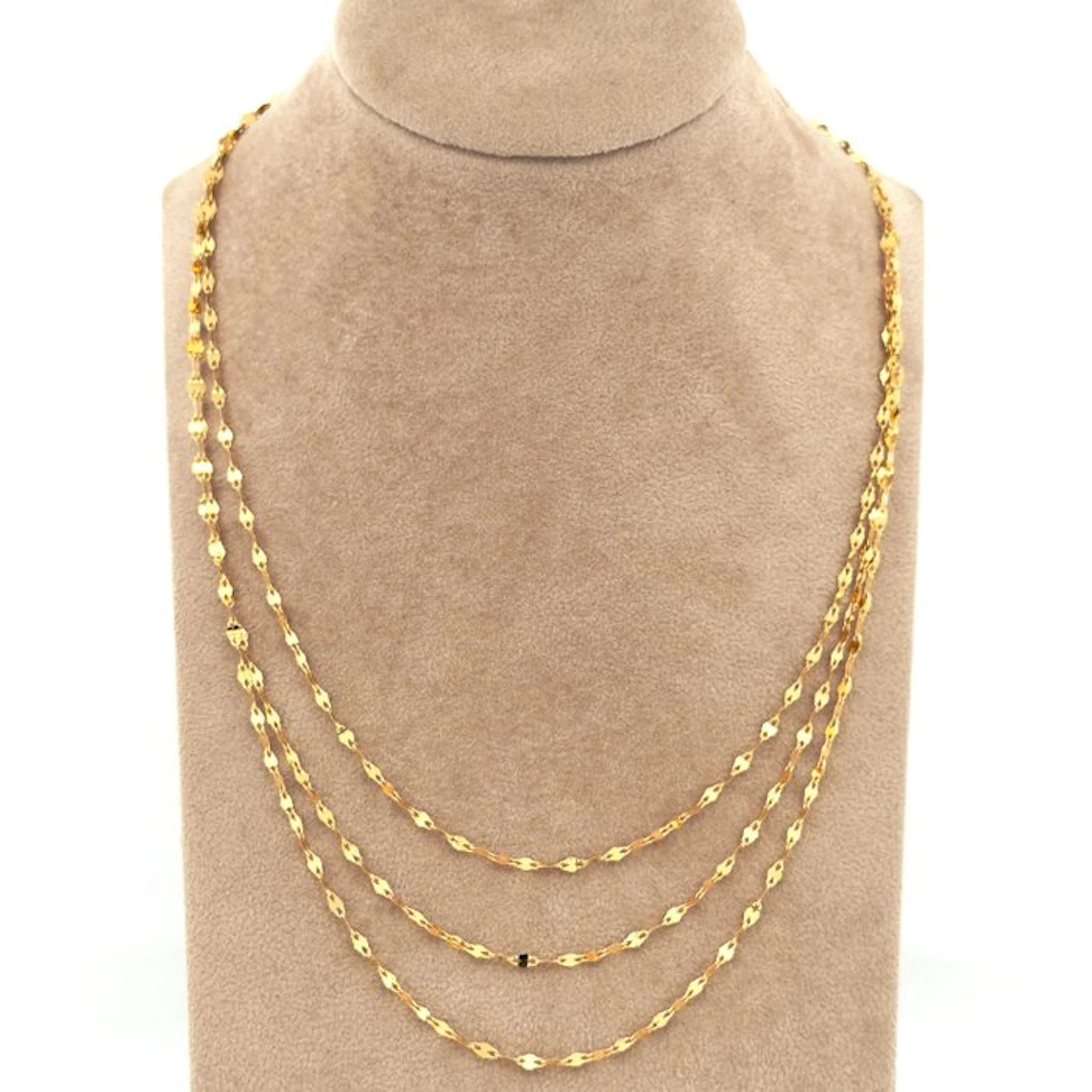 No reserve price - Necklace - 18 kt. Yellow gold - Made in Italy