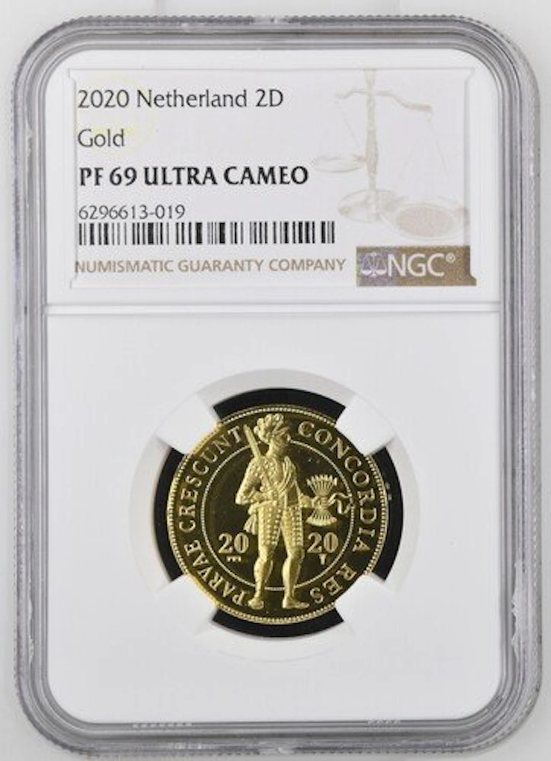 Netherlands. Double Ducat 2020