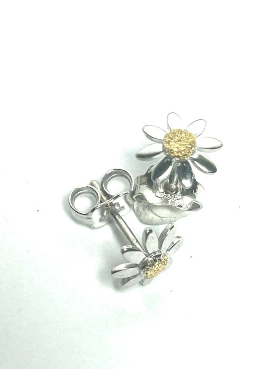 No reserve price - Cocktail earrings - 18 kt. Yellow gold, White gold