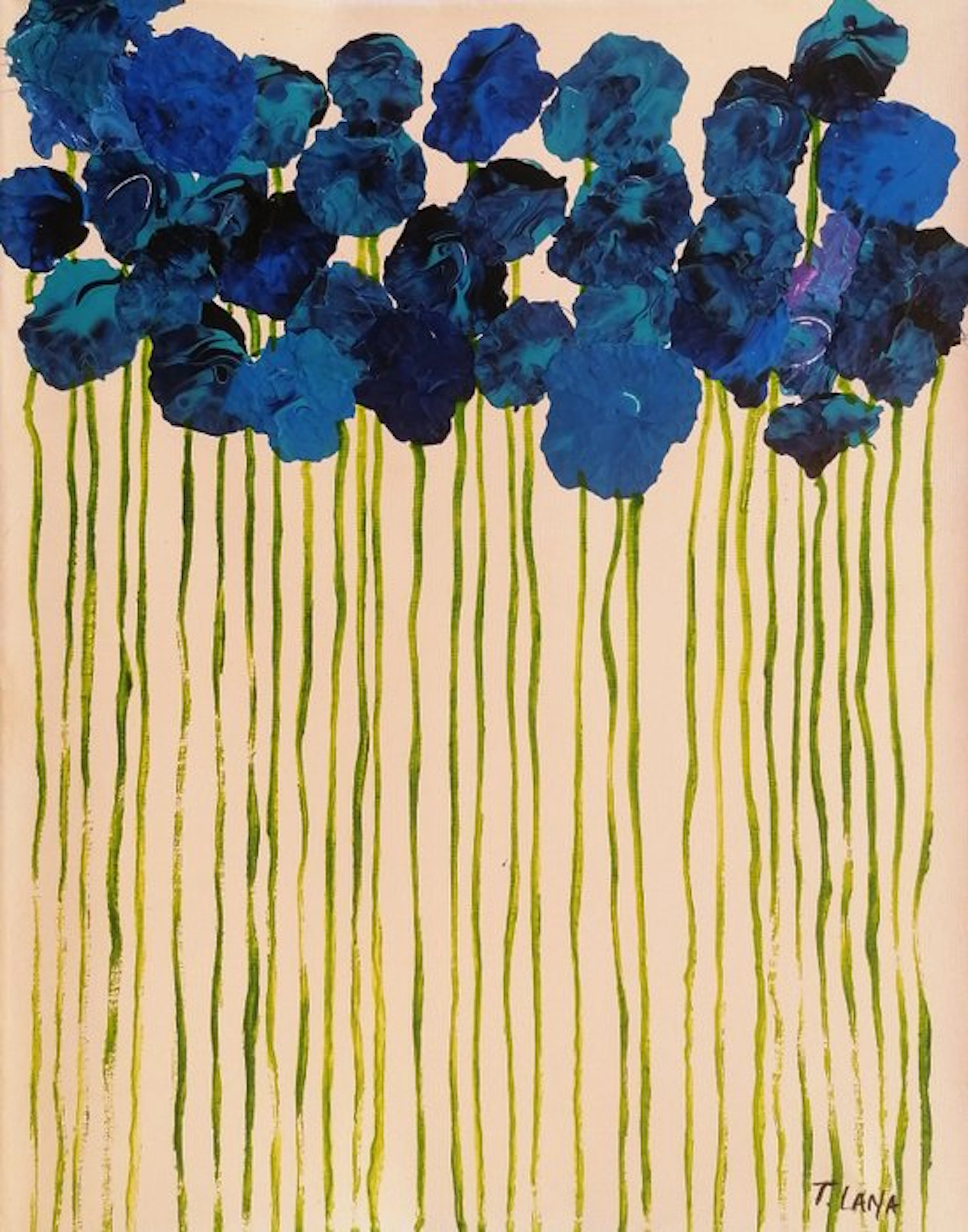 Terenzio Lana - giardino blu