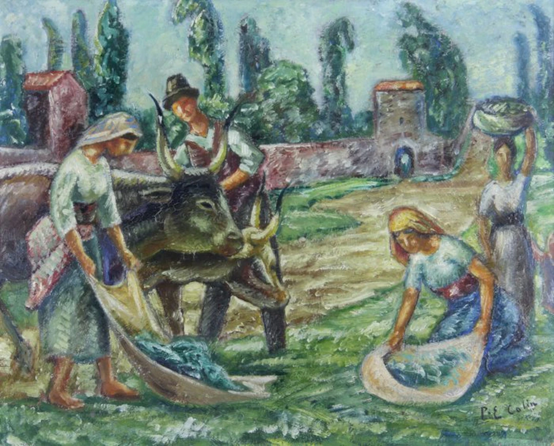 Paul-Emile Colin (1867-1949) - La cueillette