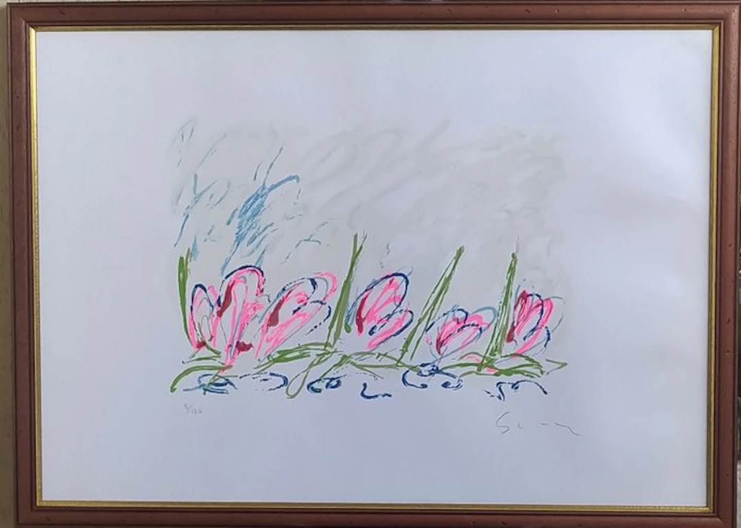 Mario Schifano (1934-1998) - Fiori d'acqua