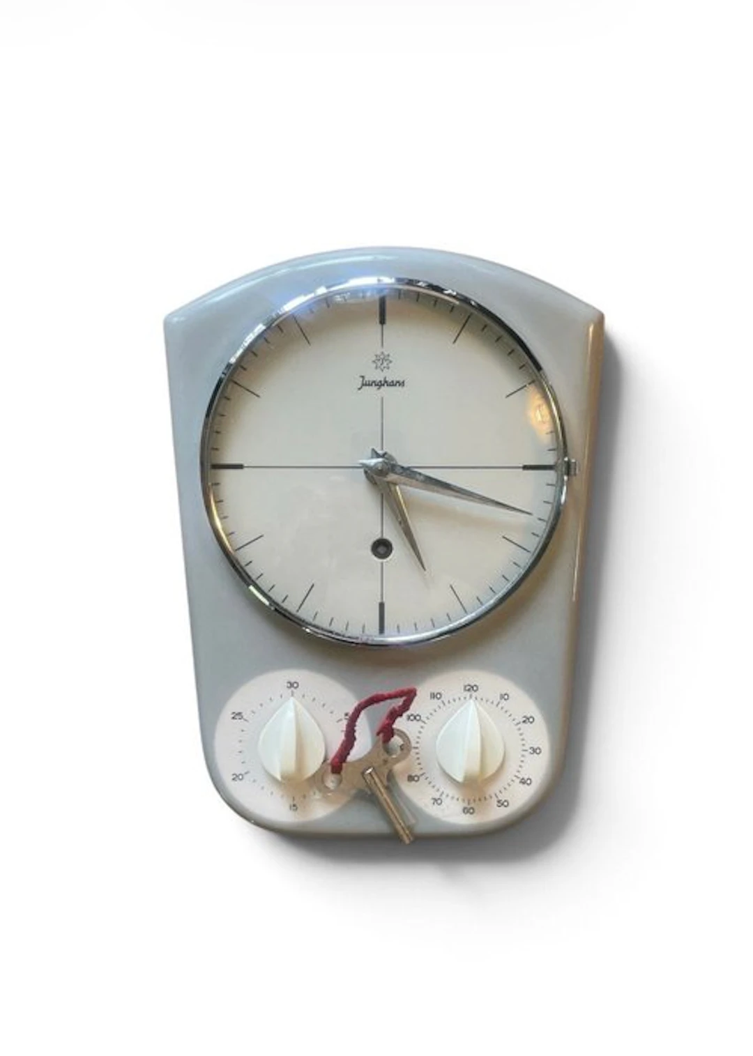 Wall clock - Junghans - Vintage Ceramic, Glass - 1950-1960