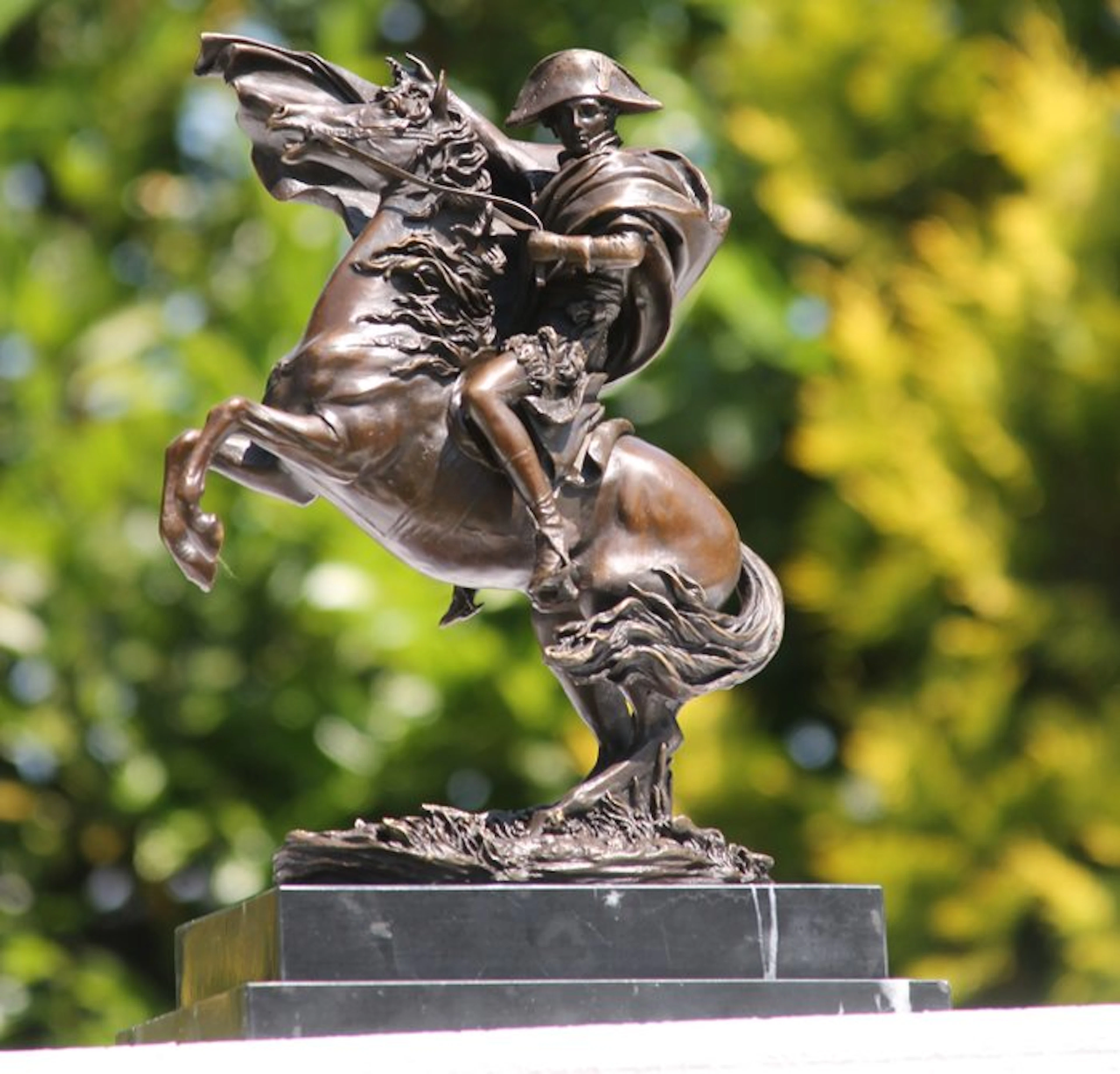 napoleon crossing the alps - Figure - napoleon bonaparte - bronze marble